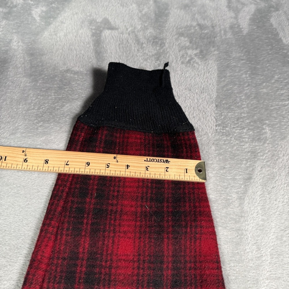 Woolrich Pants Mens 34x30 (Act 31x30) Red Plaid Wool Flannel Jogger Cuffed - Picture 9 of 13